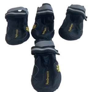 PomPreece Dog Boots Size 8 Hook And Loop Closure Reflective Straps Anti Slip